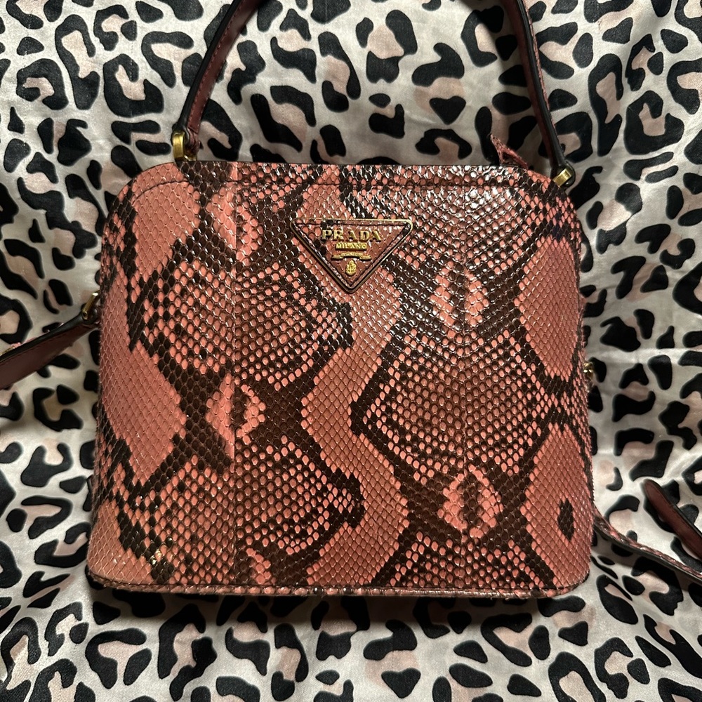 Prada Snakeskin Handbag